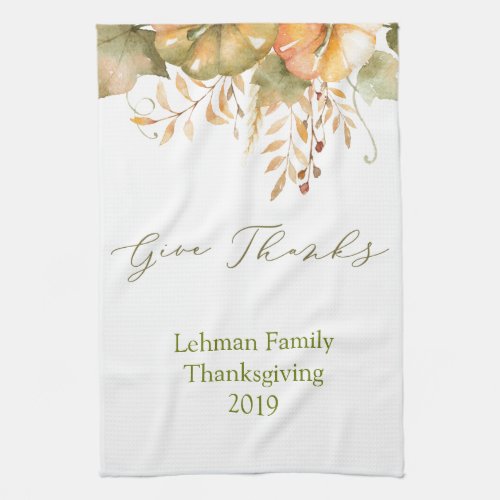 Custom Rustic Thanksgiving Teatowels Tea Towels