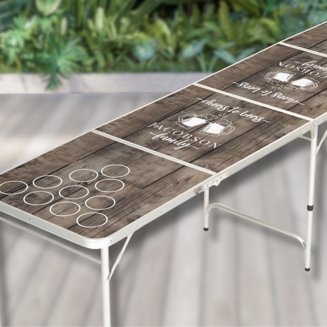Custom Rustic Wood Drinking Beer Pong Table (Custom Rustic Wood Drinking Beer Pong Table)