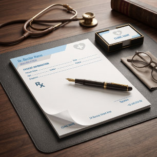 Custom RX Pad for Doctors Editable Prescription