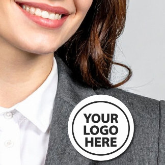 Custom Safety Pin or Magnetic Company Logo Name Tag