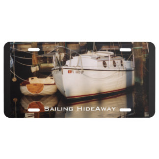 Custom Sailboat License Plate
