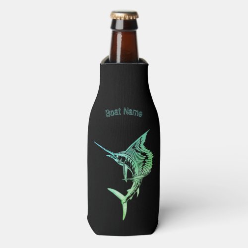 Custom Sailfish can holder Bottle Cooler