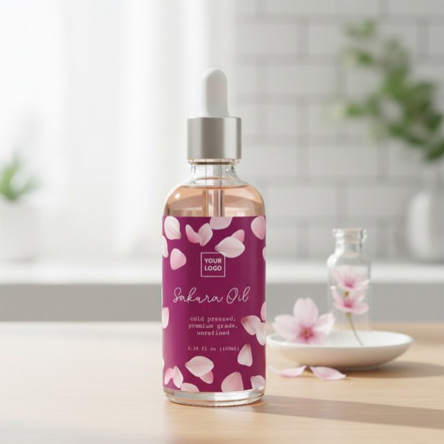 Custom Sakura Oil Label (Creator Uploaded)