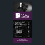 Custom Salon Rack Card<br><div class="desc">Designed by Colourful Designs. Copyright 2010.</div>