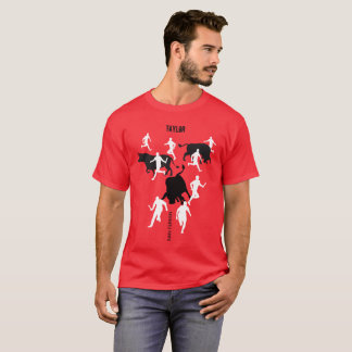Custom, San Fermin Pamplona, bull run / encierro, T-Shirt
