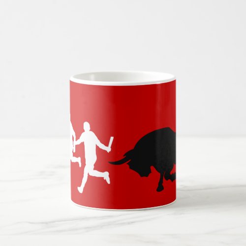 Custom San Fermin Pamplona encierro  bull run Coffee Mug