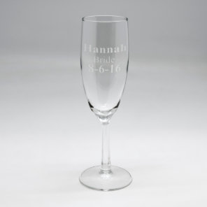 Custom Sand Etched Flute #18