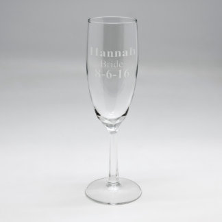 Custom Sand Etched Flute #18