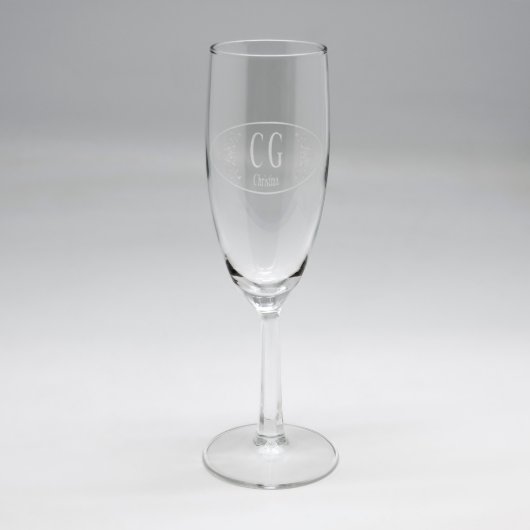 Custom Sand Etched Flute #7 (Front)