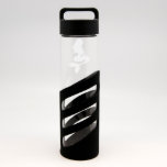 Custom Sand Etched Glass Water Bottle w/Mermaid<br><div class="desc">High quality 24 oz water bottles.  This is a beautiful customized water bottle appropriate for any occasion. Choose your own custom text.</div>