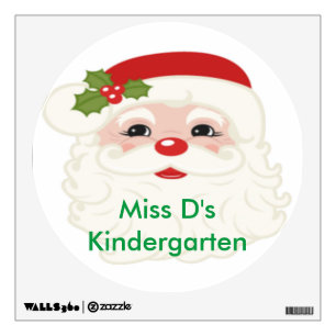 Custom Santa Door Wall Sticker