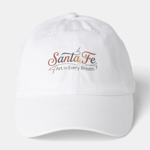 Custom Santa Fe Leather Patch Trucker Hat