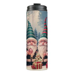 Custom Santa Gnome Christmas Tumblr – Holiday Gift Thermal Tumbler