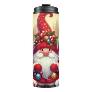 Custom Santa Gnome Christmas Tumblr – Holiday Gift Thermal Tumbler