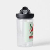 Custom Santa Hat to Personalize Water Bottle (Front)