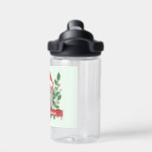 Custom Santa Hat to Personalize Water Bottle (Back)