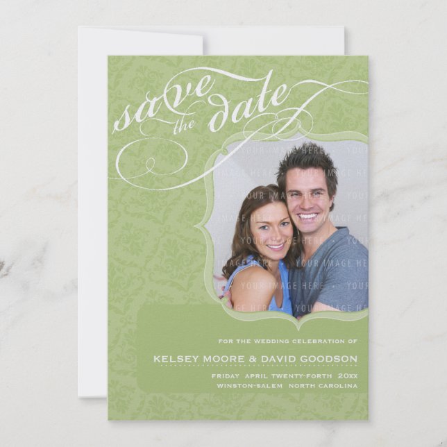 CUSTOM SAVE THE DATE ANNOUNCEMENT :: Kelsey1 (Front)