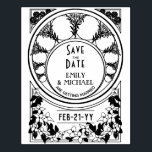 Custom Save the Date ART DECO Ornamental Vintage 4 Rubber Stamp<br><div class="desc">Create your own rubber stamp for save the dates, thank you messages, business or work purposes, as a return address stamp, a greeting and more with this wonderful custom stamp templates. You can edit the text and choose from many different border styles as featured in this collection. All are elegant...</div>