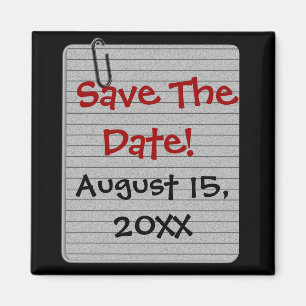 Custom Save The Date! Magnet