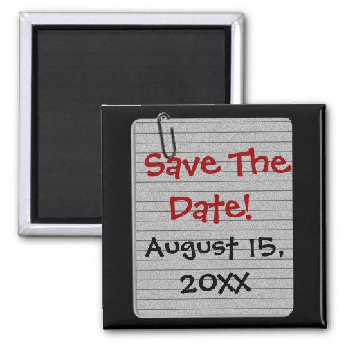 Custom Save The Date Magnet