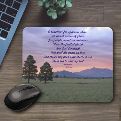 Custom Scenic Storm Over The Prairie Photograph Mouse Pad
