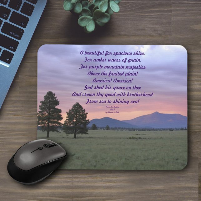 Custom Scenic Storm Over The Prairie Photograph Mouse Pad (Creator Uploaded)
