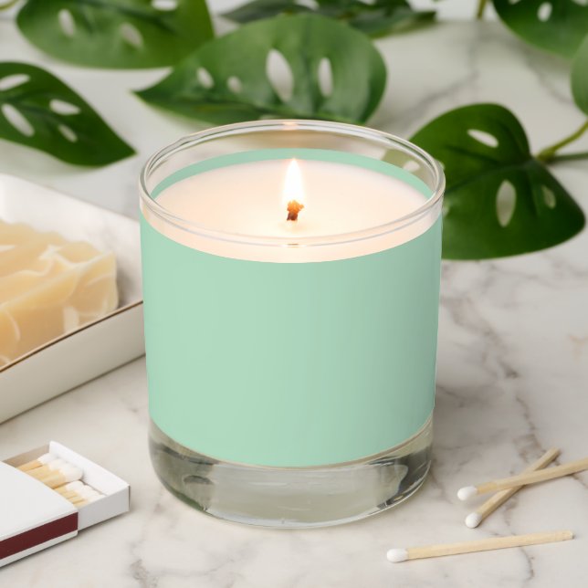 Custom Scented Candle in Elegant Glass (Lit)