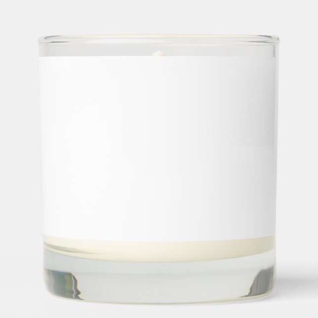 Custom Scented Candle, Vanilla Sandalwood Candle (Front)