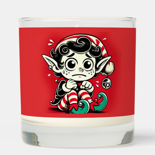 Custom Scented Candle, Vanilla Sandalwood Scented Candle (Front)