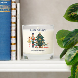Custom Scented Nutcracker Photo Candle