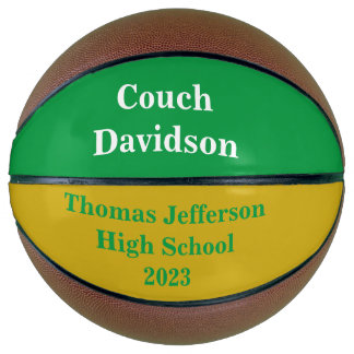 Custom School Basketball Coach Awards