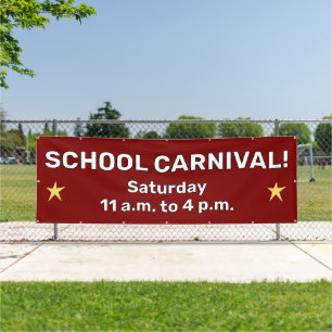 Custom School Carnival Banner
