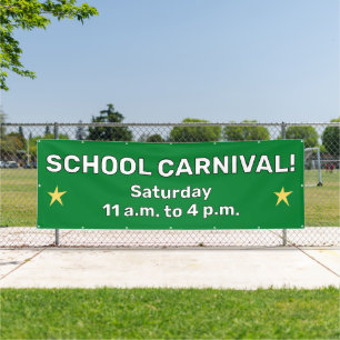 Custom School Carnival Banner