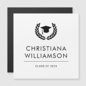 Custom School College Graduation Magnetic Card (Front/Back)