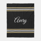 Custom school colors blanket