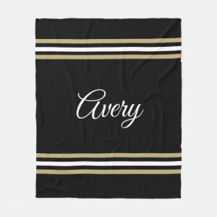 Custom school colors blanket