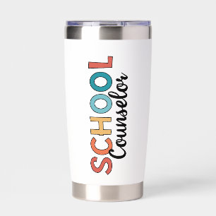 Custom School Counselor Appreciation Gifts Insulated Tumbler
