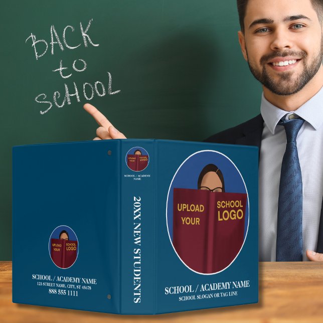 Custom School Logo 3 Ring Binder (Creator Uploaded)