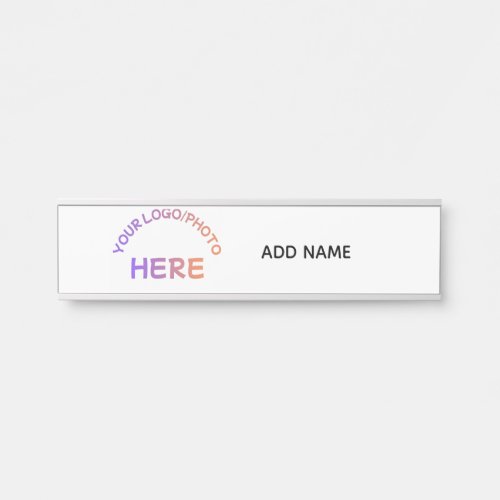 Custom School Logo Door Hanging Name Plate