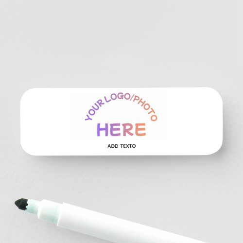 Custom School Logo Staff Name Tag