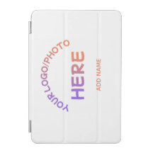 Custom School Logo Text iPad Smart Cover