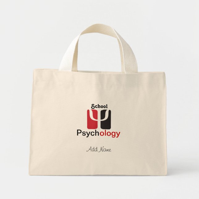 Custom School Psychologist's Tote (Front)
