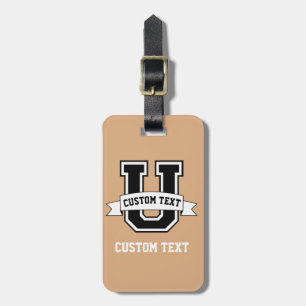 Custom School Varsity Sports Tag