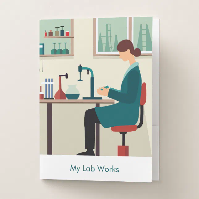 Lab Proof Folder Custom Science Lab Student Folders | Zazzle