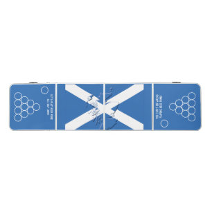 Custom SCOTTISH FLAG Beer Pong Table