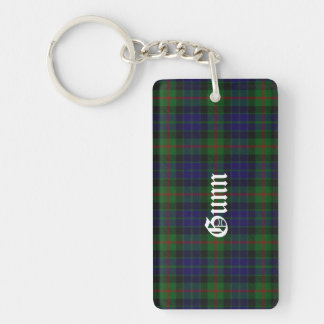 Custom Scottish Gunn Tartan Plaid Key Chain