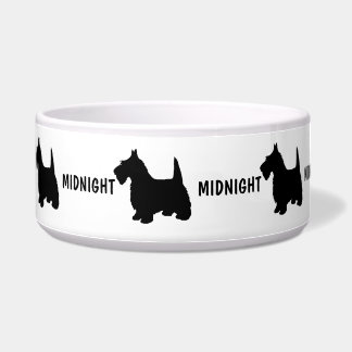 Custom Scottish Terrier Dog Bowl