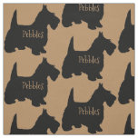 Custom Scottish Terrier Dog Fabric