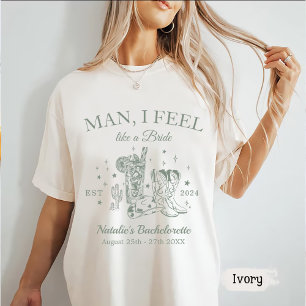 Custom Scottsdal Bachelorette Party Man I Feel T-Shirt