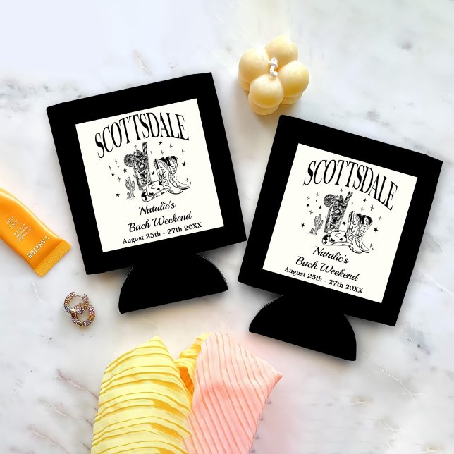 Custom Scottsdale Bachelorette Party Bridesmaid Can Cooler (Creator Uploaded)